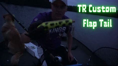 tr custom lures|My First FLAP TAIL Musky! .